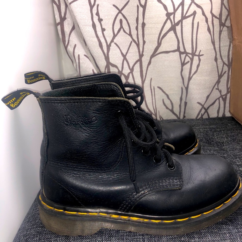 RARE Doc Martens Vegan Leather Ankle Boots